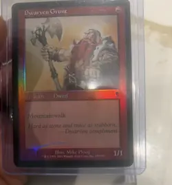 MTG Dwarven Grunt - Odyssey FOIL #183 Common - Image 1