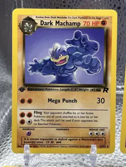Pokemon 1st Edition Dark Hypno, Primeape, Machamp, Machoke, Raticate, Gloom NM - Image 3