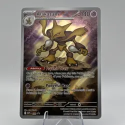 Pokemon TCG Alakazam 009 Me: Mega Evolution Promo Full Art Holo 140HP Eng - Image 1
