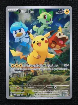 Pikachu (Paldea Evolved ETB) Pokemon Scarlet & Violet Black Star Promo #027 - Image 1