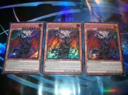 3x Albion the Shrouded Dragon 1st Edition Secret Rare RA05-EN019 Yu-Gi-Oh! - Image 1