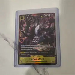 Bandai One Piece Card Game Gecko Moria Super Rare Alt Art Foil OP04-104 10000 - Image 1