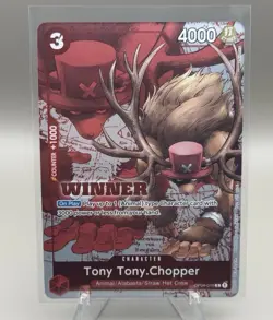 Tony Tony Chopper RARE WINNER CHAMPIONSHIP ALT ART OP04-010 ONE PIECE TCG - Image 1