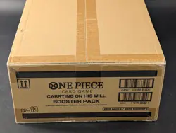 One PIece OP-13 Carrying On His Will English Booster 12-Box Case Sealed - Image 3
