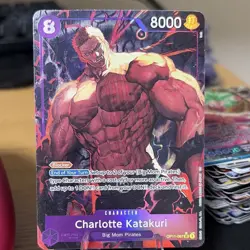Charlotte Katakuri OP11-067 Super Rare Blocker alt art - Image 1