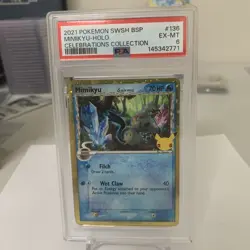 2021 Pokemon SWSH BSP Celebrations Collection #136 Mimikyu Holo PSA 6 - Image 1
