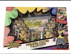 Pokemon AH Premium Poster Collection Lucario EX & Mega Gardevoir EX New sealed - Image 2