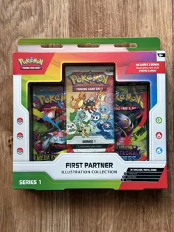 Pokemon First Partner Illustration Collection Series 1 Sealed Box - Image 1