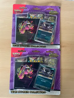 Pokemon TCG Ascended Heroes Tech Sticker Collection Gastly Promo Sealed UK X2 - Image 1