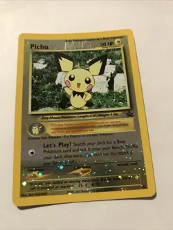 Pichu Reverse Holo Black Star Promo 35 WOTC Pokemon Card - Image 1