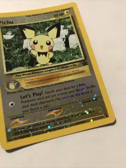 Pichu Reverse Holo Black Star Promo 35 WOTC Pokemon Card - Image 2