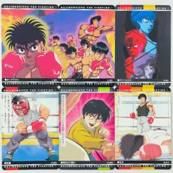 Hajime no Ippo Carddass Part1 24 Regular Cards Set (Not all) Bandai 2001 Japan - Image 1