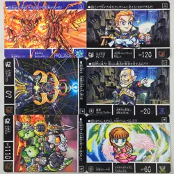 SD Gundam Gaiden Gaitoshin Senki I 44 Cards Complete Set Bandai 1995 Japan - Image 3