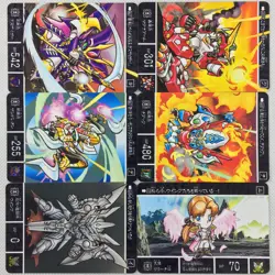 SD Gundam Gaiden Gaitoshin Senki II 44 Cards Complete Set Bandai 1996 Japan - Image 4