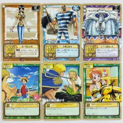One Piece Cardgame EX Booster1 JS 43 Regular Cards Set Bandai 2003 Japan - Image 2