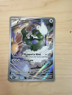 Pokemon Tornadus 210 SV Scarlet & Violet Promo Holo Basic 120 HP Card English - Image 1