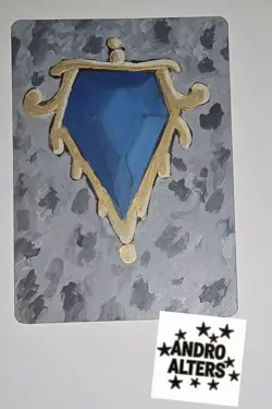 Mox Sapphire Style Art Playtest Card Altered Hand Painted MTG Magic Gathering - Image 1