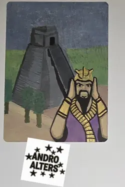 Ancestral Recall Style Playtest Card Altered Hand Painted MTG Magic Gathering - Image 1