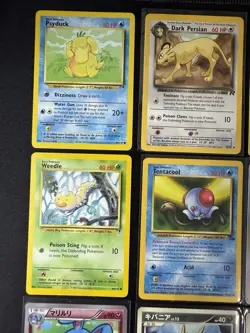 Pokemon Card Lot - Dark Persian Team Rocket + Vintage & Japanese Mix LP–NM Lot 4 - Image 2