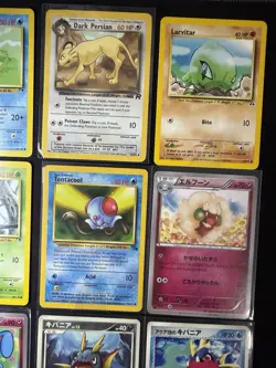 Pokemon Card Lot - Dark Persian Team Rocket + Vintage & Japanese Mix LP–NM Lot 4 - Image 3