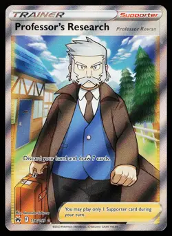 Professor's Research 150/159 Ultra Rare Crown Zenith Pokemon Card - Image 1