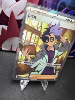Jacq 236/198 Full Art Trainer NM Scarlet & Violet Pokemon Card - Image 3