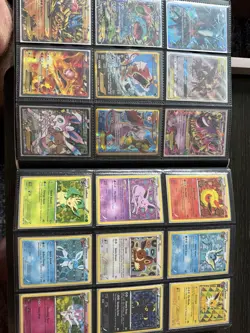 Pokemon TCG Card Lot Pikachu Charizard Mewtwo Gengar Eevee Binder Foil - Image 2