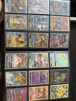Pokemon TCG Card Lot Pikachu Charizard Mewtwo Gengar Eevee Binder Foil - Image 3