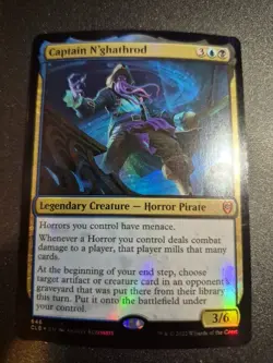 1x M/NM FOIL Captain N'ghathrod Commander MTG - Image 1