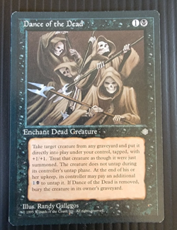 MTG Magic The Gathering - Dance of the Dead - Ice Age LP (Lightly Played) - Image 1