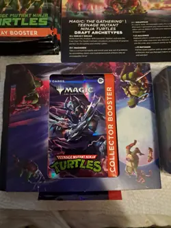 MAGIC THE GATHERING - DRAFT NIGHT - TEENAGE MUTANT NINJA TURTLES -COMPLETE/ READ - Image 2