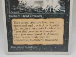 MTG Animate Dead 5th Edition HP Vintage 1995 Enchantment Reanimator Staple - Image 3