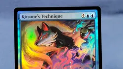 MTG Kitsune's Technique (42/343) Teenage Mutant Ninja Turtles Nm FOIL - Image 2