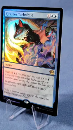 MTG Kitsune's Technique (42/343) Teenage Mutant Ninja Turtles Nm FOIL - Image 4