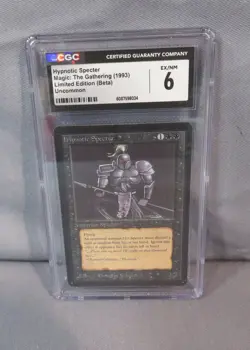 HYPNOTIC SPECTER MTG 1993 Limited Ed BETA Uncommon Magic Gathering CGC 6 Ex/NM - Image 1
