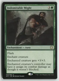 Indomitable Might LP 40 Commander: Adventures in the Forgotten Realms MTG - Image 1