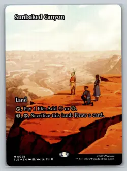 Sunbaked Canyon (Borderless) Avatar: The Last Airbender: Eternal-Legal Foil - Image 1