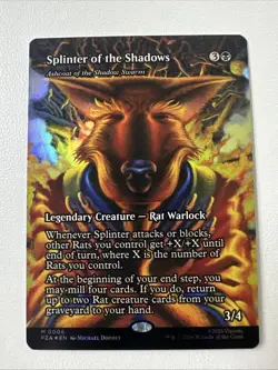 Splinter of the Shadows - Ashcoat of the Shadow Swarm (Borderless) Teenage... - Image 1