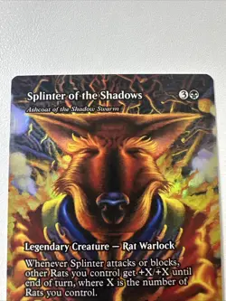 Splinter of the Shadows - Ashcoat of the Shadow Swarm (Borderless) Teenage... - Image 3