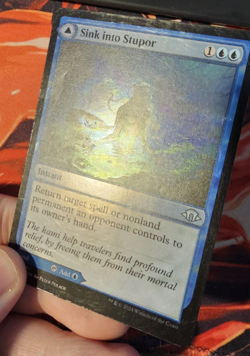 Sink Into Stupor Crackling Falls - MH3 Foil Misprint - Magic The Gathering - Image 3