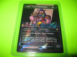mtg bebop skull & crossbones fracture foil - Image 1