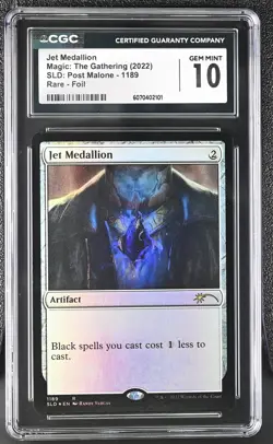 JET MEDALLION Secret Lair Foil Post Malone CGC 10 MTG [Nostalgium] - Image 1