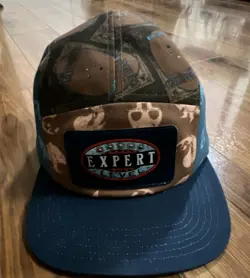 Magic: The Gathering Expert Level Hat Blue Brown Polyester Collectible Accessory - Image 1