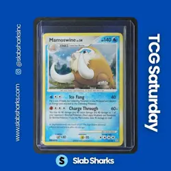 MAMOSWINE HOLO RARE 2008 POKEMON DIAMOND & PEARL LEGENDS AWAKENED #9/146 - Image 1