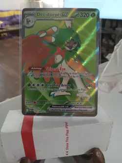 POKEMON ME03 PERFECT ORDER DECIDUEYE EX 100/088 SPECIAL ILLUSTRATION RARE SIR - Image 1