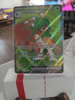 POKEMON ME03 PERFECT ORDER DECIDUEYE EX 100/088 SPECIAL ILLUSTRATION RARE SIR - Image 3