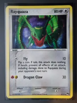 Rayquaza 003/017 Vintage Pokemon TCG 2006 POP Series 1 Holo - Image 1