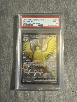 2024 Pokemon Paldean Fates Pidgeot EX #221 Shiny Ultra Rare PSA 9 - Image 1