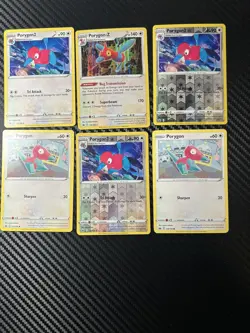 Porygon-Z Pokemon Card Collection Set of 6 English Cards Reverse Holo Holo Rare - Image 1