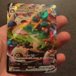 Pokemon Snorlax VMAX 142/202 Swsh01 Sword & Shield Ultra Rare Holo Full Art - Image 1